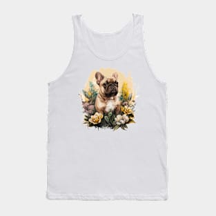 Frenchie Floral Tank Top